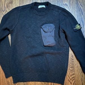 Stone Island Black Sweater New M